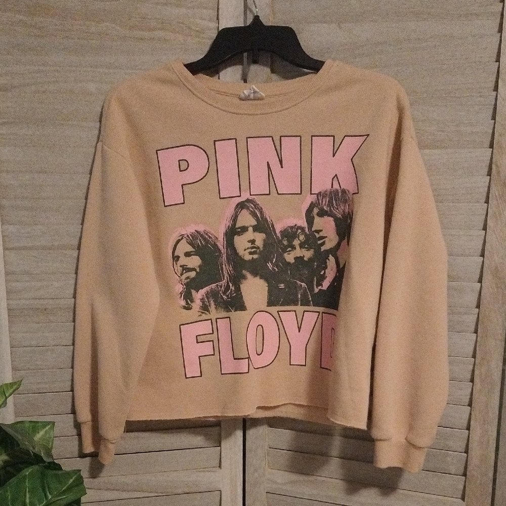 ⚜️ Girls Pink Floyd Cropped Sweatshirt